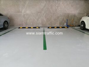 Rubber Wheel Stops at Scope Langsuan Condo