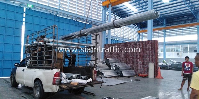 W-Beam Guard Rails at Nangrong Municipality